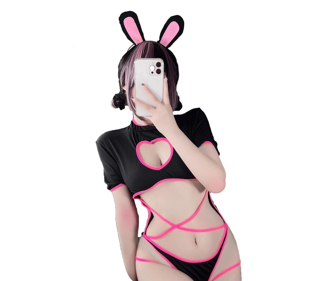 6854 Sexy Bunny Lingerie Anime Cosplay Costume Halloween Naughty Maid